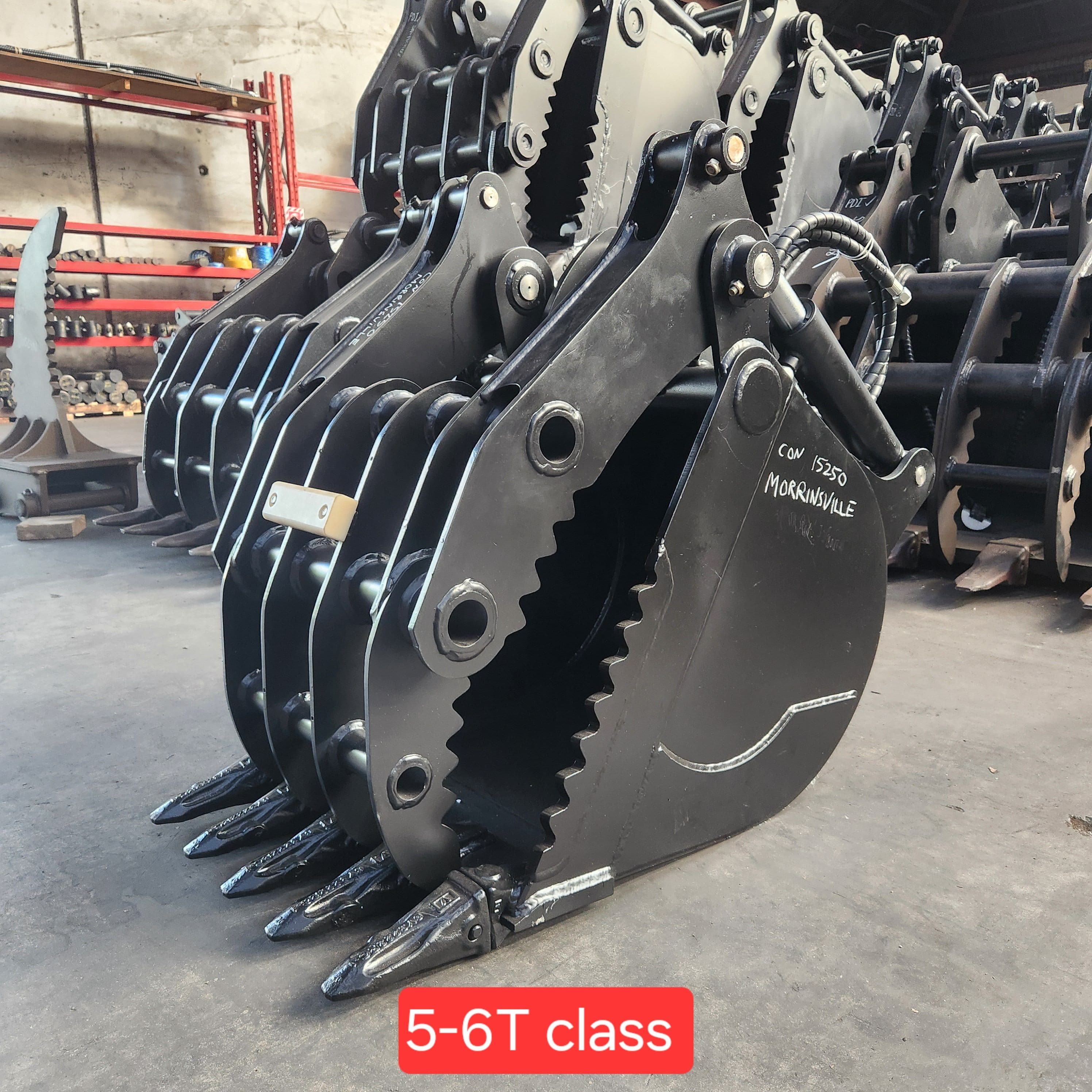 Double Ram Grab Bucket - Ward Demolition
